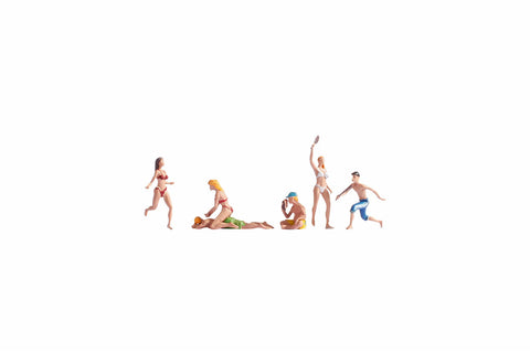 Noch 15842 HO/OO Gauge Sunbathers (6) Figure Set