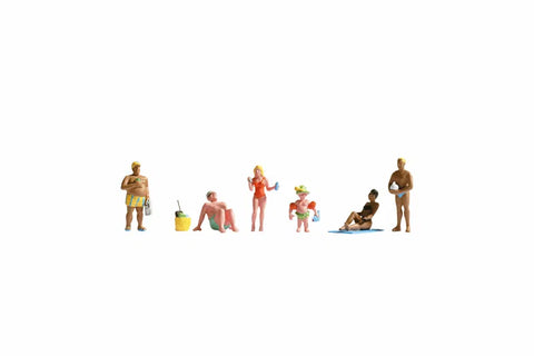 Noch 15850 HO/OO Gauge Sunbathers (6) Figure Set