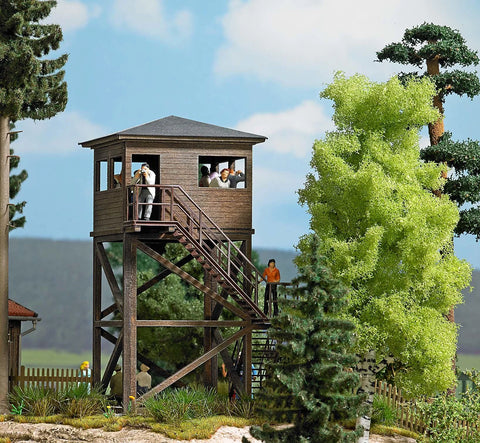 Busch 1585 HO/OO Gauge Wildlife Park Observation Tower Kit