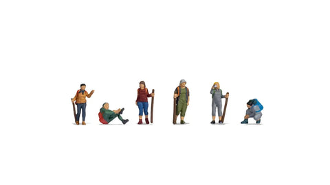 Noch 15868 HO/OO Gauge Walkers (6) Figure Set