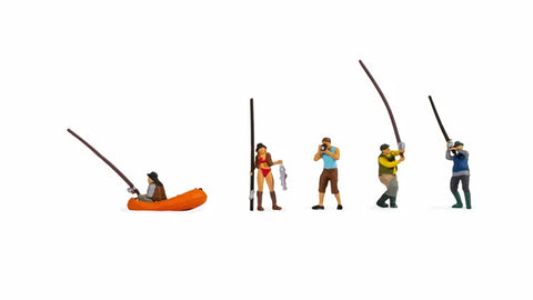 Noch 15891 HO/OO Gauge Anglers Figures