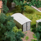 Busch 1592 HO/OO Gauge Corrugated Metal Garage Kit