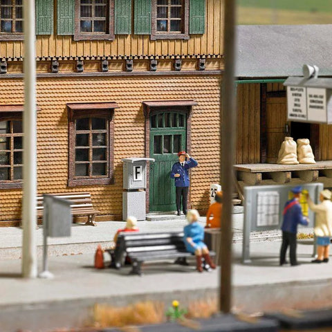 Busch 1627 HO/OO Gauge Two Signal Telephones Kit