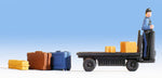 Noch 16772 HO/OO Gauge Electric Trolley with Luggage