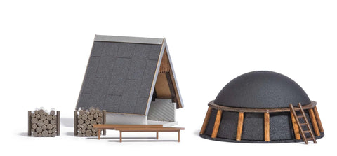 Busch 1678 HO/OO Gauge Charcoal Burning Kiln Kit