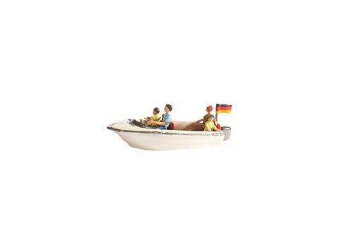 Noch 16820 HO/OO Gauge Motor Boat and Figures