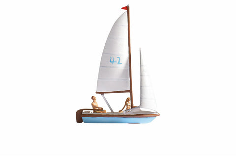 Noch 16824 HO/OO Gauge Sailing Boat with Figures