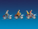 Noch 17001 HO/OO Gauge Illuminated Cyclists (3) Figure Pack