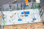 Faller 180354 HO/OO Gauge Sports Hall Gym Equipment Set Kit