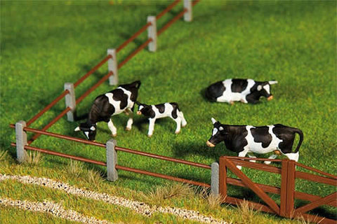 Faller 180431 HO/OO Gauge Two Bar Paddock Fencing Kit 876mm II