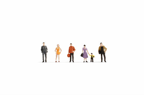 Noch 18101 HO/OO Gauge Pedestrians (6) Hobby Figure Set