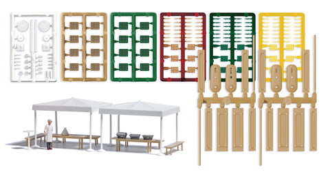Busch 1830 HO/OO Gauge Catering Set & Cook Kit