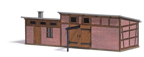 Busch 1905 HO/OO Gauge Old Shed Kit