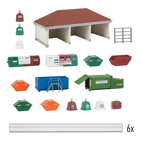 Faller 191733 HO/OO Gauge Recycling Depot Kit
