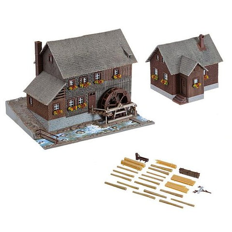 Faller 191765 HO/OO Gauge Sawmill with Motor Kit