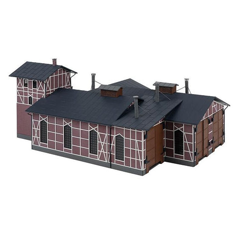 Faller 191769 HO/OO Gauge 3 Track Engine Shed Kit