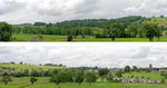 ID Backscenes 203A OO Gauge STANDARD 15" Village Backscene (2x 5')