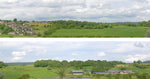 ID Backscenes 203B OO Gauge STANDARD 15" Village Backscene (2x 5')