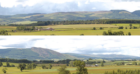 ID Backscenes 206B OO Gauge STANDARD 15" Hills & Dales Backscene (2x 5')