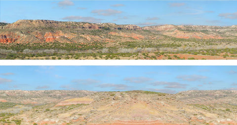 ID Backscenes 225A OO Gauge STANDARD 15" Desert Backscene (2x 5')