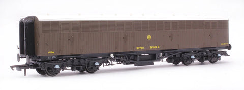 Accurascale 2416-W2780 OO Gauge Siphon G - Dia. O.59 - Transitional BR (in GWR Brown): W2780