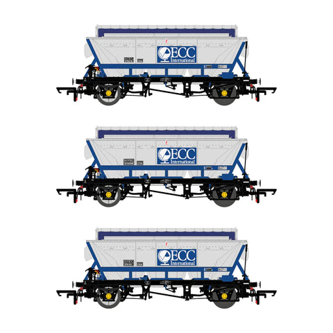 Accurascale 2524 OO Gauge CDA China Clay - ECC Blue - Pack D