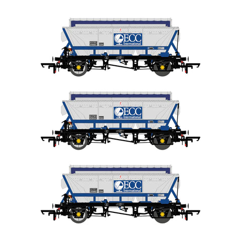 Accurascale 2525 OO Gauge CDA China Clay - ECC Blue - Pack E