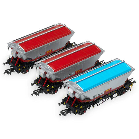 Accurascale 2531CDA-EWS2 OO Gauge CDA Wagon - EWS - Pack 2