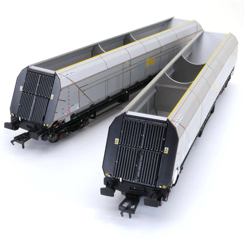 Accurascale 2601FF2 OO Gauge HYA Bogie Hopper Wagon - Fastline Freight/GE - Twin Pack 2