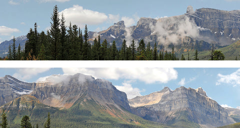 ID Backscenes 260A OO Gauge STANDARD 15" Rockies Backscene (2x 5')