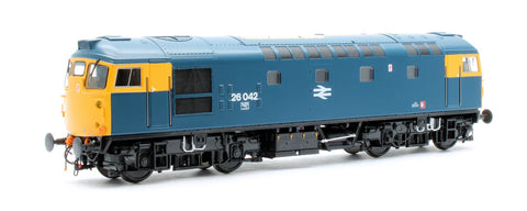 Heljan 2644 OO Gauge Class 26 042 BR Blue Dual Braked