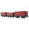 Accurascale 2826 OO Gauge P7 Hopper - NCB Ashington: NCB Red - Triple Pack