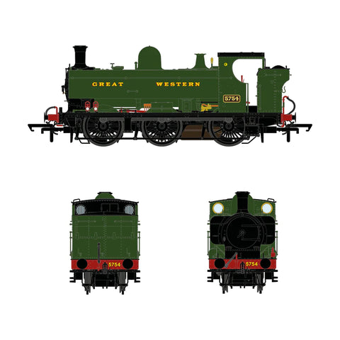 Accurascale 2881DCC OO Gauge 5700 Class - 5754 - Great Western Green (DCC SOUND)