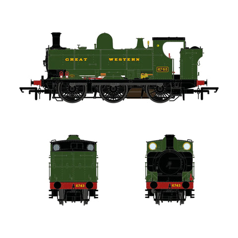 Accurascale 2882DCC OO Gauge 6700 Class - 6743 - Great Western Green (DCC SOUND)