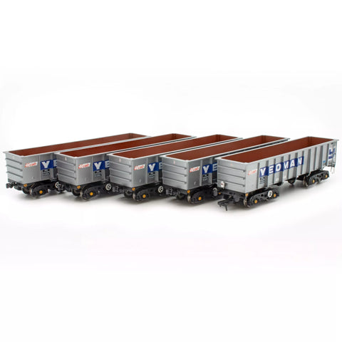 Accurascale 2962 OO Gauge PTA - Foster Yeoman silver (CAIB) - Pack 1 (Inners & Outers)