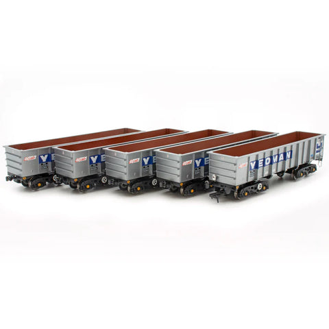Accurascale 2963 OO Gauge PTA - Foster Yeoman silver (CAIB) - Pack 2 (Inners)