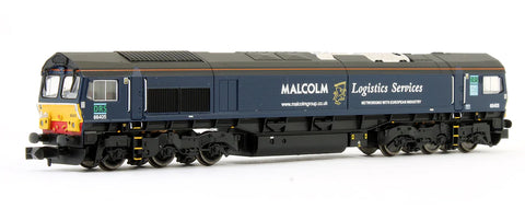 Dapol 2D-007-015 N Gauge Class 66 405 DRS Malcolm Logistics