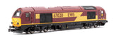 Dapol 2D-010-015D N Gauge Class 67 020 EWS Red/Gold (DCC-Fitted)