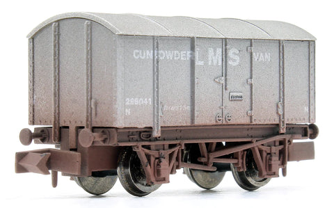 Dapol 2F-013-076 N Gauge Gunpowder Van LMS 299041 Weathered