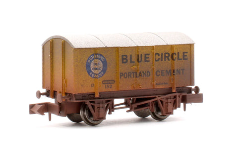 Dapol 2F-013-084 N Gauge Gunpowder Van Blue Circle 152 Weathered