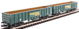 Dapol 2F-025-011 N Gauge MJA Freightliner Heavy Haul Bogie Box Van 502039 & 040