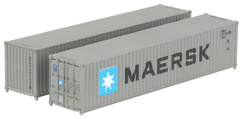 Dapol 2F-028-100 N Gauge 40ft Container Twin Set Maersk