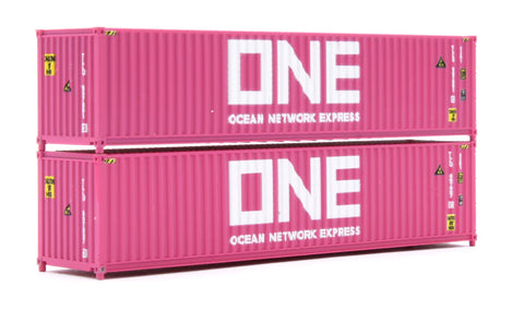 Dapol 2F-028-118 N Gauge 40ft Container Set (2) ONE