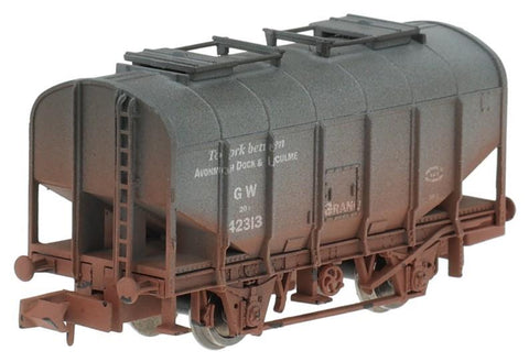 Dapol 2F-036-056 N Gauge Bulk Grain Hopper GWR Avonmouth 42313 Weathered