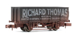 Dapol 2F-038-058 N Gauge 20t Steel Mineral Wagon Richard Thomas Black 23307 Weathered