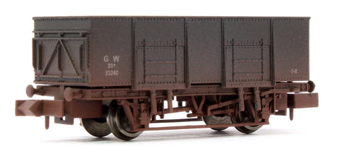 Dapol 2F-038-064 N Gauge 20t Steel Mineral Wagon GWR 33240 Weathered