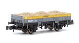 Dapol 2F-060-020 N Gauge Grampus Wagon BR Dutch Yellow/Grey DB991471