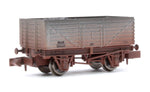 Dapol 2F-071-073 N Gauge 7 Plank Wagon BR P238822 Weathered