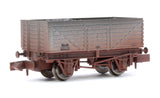 Dapol 2F-071-073 N Gauge 7 Plank Wagon BR P238822 Weathered