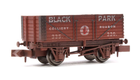 Dapol 2F-071-087 N Gauge 7 Plank Wagon Blac Park Ruabon 330 Weathered